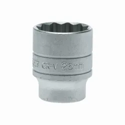 
                  TENG TOOLS Nasadka 12-kątna M120526-C 26x40 mm z chwytem 1/2" CrV 5020385131507